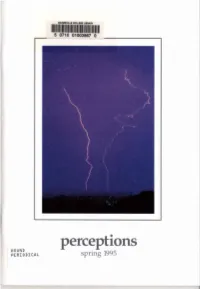 Perceptions BOUND PERIODICAL Spring 1995 Editor Marleen Springston "7 ,".R·"