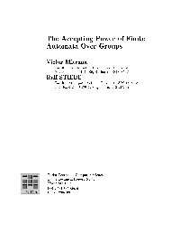 The Accepting Power of Finite Automata Over Groups