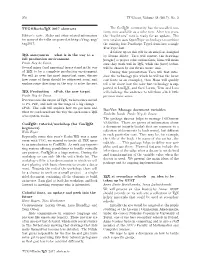 TUG@Bachotex 2017 Abstracts the Context Community Has the So-Called Cow- Fonts, Now Available As a Color Font