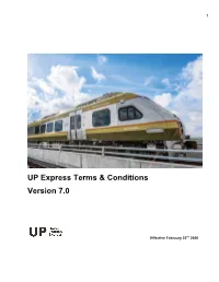 UP Express Terms and Conditions V7