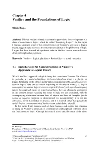 Vasiliev and the Foundations of Logic