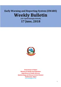 EDCD Weekly Report