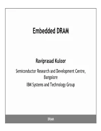 Embedded DRAM