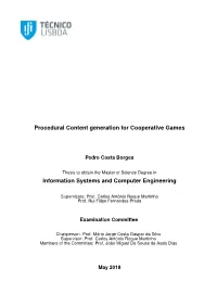 Procedural Content Generation for Cooperative Games Information