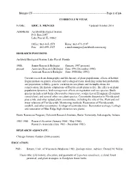 Menges CV------Page 1 of 26