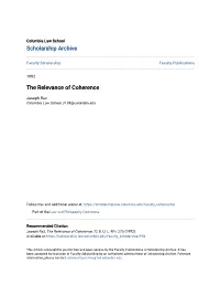 The Relevance of Coherence