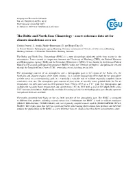 A New Reference Data Set for Climate Simulations Over Sea