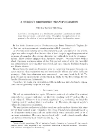 Article Which He Wrote for the ﬁve-Volume Entsik- Lopedia Elementarnoy Matematiki