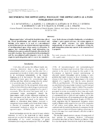 Deciphering the Hippocampal Polyglot: the Hippocampus As a Path Integration System