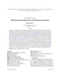 Deployable Modular Frame for Inflatable Space Habitats