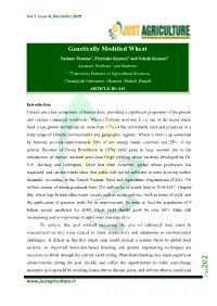 Genetically Modified Wheat