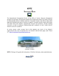 KYTC Information Guide