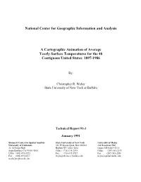 National Center for Geographic Information and Analysis A