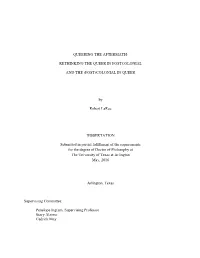 (POST)COLONIAL in QUEER by Robert Larue DISSERTATION Subm