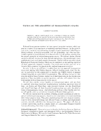 Topics on the Geometry of Homogeneous Spaces