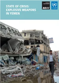 Explosive Weapons in Yemen