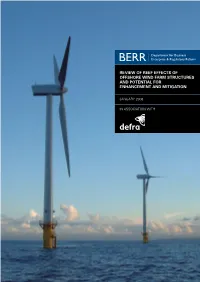 Review of Reef Effects of Offshore Wind Farm Strucurse and Potential for Enhancement and Mitigation