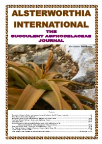 Aloe in Malawi and Botswana