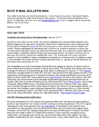 Bccf E-Mail Bulletin #346