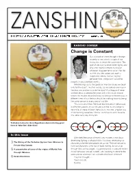 Change Is Constant Our Association Went Through a Change Recently As We Asked a Couple of Our Instructors to Leave the Association