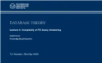 Database Theory