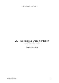 QVT Declarative Documentation