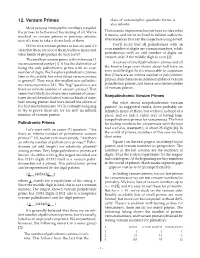 12. Versum Primes Class of Automorphic Quadratic Forms Is Also Infinite