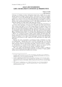 Adapa Reconsidered: Life and Death in Contextual Perspective