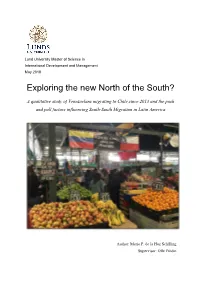 Exploring the New North of the South?