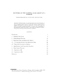 Lectures on the Mapping Class Group of a Surface
