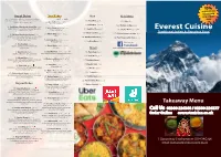 Takeaway Everest Menu Copy