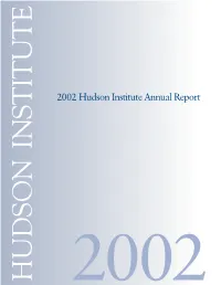 Hudson Institute 2002 Annual Report (335