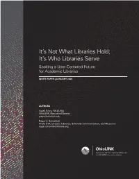 It's Who Libraries Serve