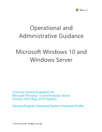 Administrative Guide for Windows 10 and Windows Server Fall Creators Update (1709)