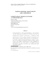 Associativity and Confluence