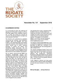 Newsletter No. 121 September 2018