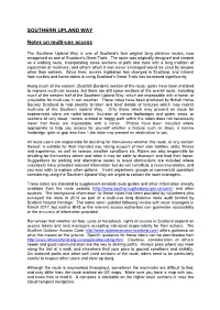 SOUTHERN UPLAND WAY Notes on Multi-Use Access