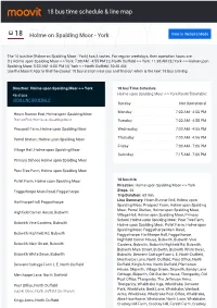18 Bus Time Schedule & Line Route