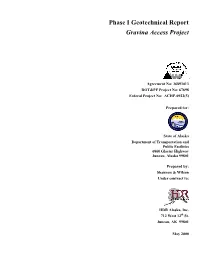Geotechnical Report Gravina Access Project