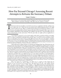 How Far Beyond Chicago? Assessing Recent Attempts to Reframe the Inerrancy Debate — Jason S