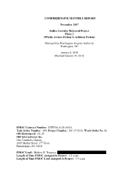 Comprehensive Monthly Report for Dulles Corridor Metrorail Project