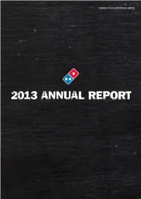 2013 Annual Report Performance *Based on Underlying Results
