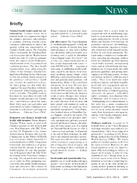 CMAJ Briefly