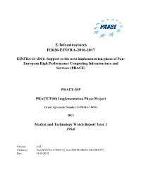 Market and Technology Watch Report Year1