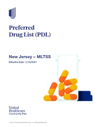 Preferred Drug List (PDL)