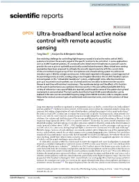 Ultra-Broadband Local Active Noise Control with Remote Acoustic Sensing