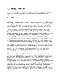 A Secrecy Primer