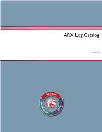 ARX Log Catalog