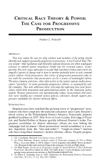 Critical Race Theory and Power