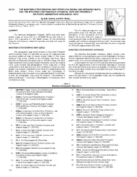 (Paleozoic and Mesozoic Maps) and the Manitoba Stratigraphic Database: New and Previously Released Subsurface Geological Data